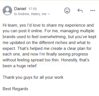 Testimonio de cliente 2